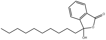 3-decyl-3-hydroxy-2-benzofuran-1(3H)-one Struktur