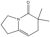 5(1H)-Indolizinone,2,3,6,7-tetrahydro-6,6-dimethyl-(9CI) 化学構造式