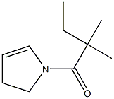 1H-Pyrrole,1-(2,2-dimethyl-1-oxobutyl)-2,3-dihydro-(9CI),724433-95-8,结构式