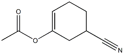 3-Cyclohexene-1-carbonitrile,3-(acetyloxy)-(9CI) 化学構造式