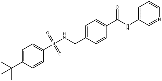 STF 31|4-((4-(叔丁基)苯基磺酰胺基)甲基)-N-(吡啶-3-基)苯甲酰胺
