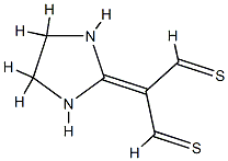 Propanedithial,  2-imidazolidinylidene-  (9CI) Structure