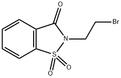 2-(2-溴乙基)-2,3-二氢-1,2-苯噻唑-1,1,3-三酮 结构式