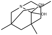 1-Azatricyclo[3.3.1.13,7]decane-2,2-diol, 3,5,7-trimethyl- (9CI) Structure