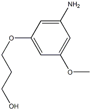 1-Propanol,3-(3-amino-5-methoxyphenoxy)-(9CI) 结构式