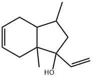 1-Indanol,3a,4,7,7a-tetrahydro-3,7a-dimethyl-1-vinyl-(5CI) Structure