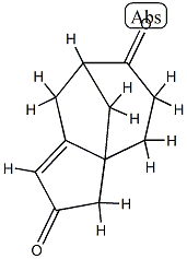 3H-3a,7-Methanoazulene-2,6-dione,4,5,7,8-tetrahydro-(9CI) Struktur