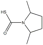 1-Pyrrolidinecarbothioicacid,2,5-dimethyl-(9CI) 结构式