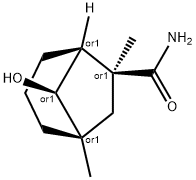 Bicyclo[3.2.1]octane-6-carboxamide, 8-hydroxy-1,6-dimethyl-, (1R,5S,6S,8S)-rel- (9CI),726188-25-6,结构式