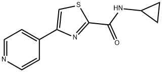 2-Thiazolecarboxamide,N-cyclopropyl-4-(4-pyridinyl)-(9CI)|