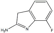3H-Indol-2-amine,7-fluoro-(9CI) Struktur