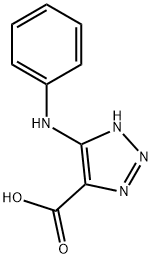 4-(苯基氨基)-1H-1,2,3-三唑-5-羧酸 结构式