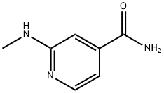 4-Pyridinecarboxamide,2-(methylamino)-(9CI) 结构式