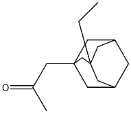 2-Propanone,1-(3-ethyltricyclo[3.3.1.13,7]dec-1-yl)-(9CI) 结构式