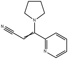 2-Propenenitrile,3-(2-pyridinyl)-3-(1-pyrrolidinyl)-(9CI)|