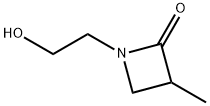 2-Azetidinone,1-(2-hydroxyethyl)-3-methyl-(9CI) Structure