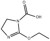 1H-Imidazole-1-carboxylicacid,2-ethoxy-4,5-dihydro-(9CI) Struktur