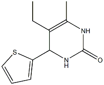 2(1H)-Pyrimidinone,5-ethyl-3,4-dihydro-6-methyl-4-(2-thienyl)-(9CI)|