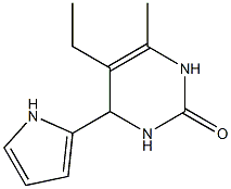 2(1H)-Pyrimidinone,5-ethyl-3,4-dihydro-6-methyl-4-(1H-pyrrol-2-yl)-(9CI) 结构式