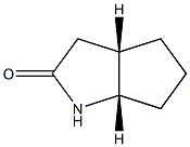 (3aR,6aR)-rel-hexahydro-Cyclopenta[b]pyrrol-2(1H)-one (Relative struc) Structure