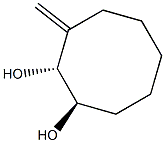 1,2-Cyclooctanediol, 3-methylene-, (1R,2R)-rel- (9CI) Struktur