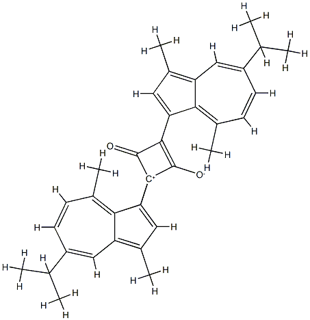 2 4-DI-3-GUAIAZULENYL-1 3-DIHYDROXYCYCL&|2,4-二-3-愈创蓝油烃-1,3-二羟基环丁烯二鎓二氢氧化物双(内盐)