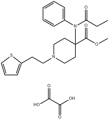 thiofentanil oxalate Structure