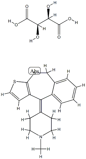 Pipethiadene 结构式