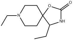 1-Oxa-3,8-diazaspiro[4.5]decan-2-one,4,8-diethyl-(9CI) Structure