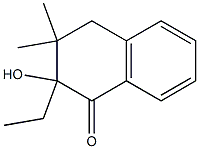 1(2H)-Naphthalenone,2-ethyl-3,4-dihydro-2-hydroxy-3,3-dimethyl-(9CI) Struktur