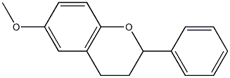 2H-1-Benzopyran,3,4-dihydro-6-methoxy-2-phenyl-(9CI) Structure