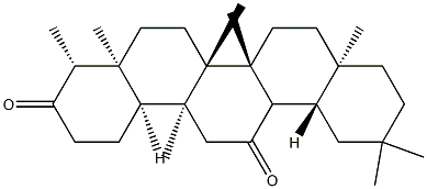 D:A-Friedooleanane-3,12-dione Struktur