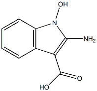 1H-Indole-3-carboxylicacid,2-amino-1-hydroxy-(9CI) Struktur