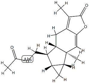 金粟兰内酯 C, 73215-91-5, 结构式
