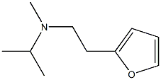 2-Furanethanamine,N-methyl-N-(1-methylethyl)-(9CI) 化学構造式