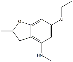 4-Benzofuranamine,6-ethoxy-2,3-dihydro-N,2-dimethyl-(9CI) Structure