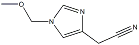1H-Imidazole-4-acetonitrile,1-(methoxymethyl)-(9CI) Structure