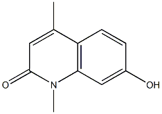 2(1H)-Quinolinone,7-hydroxy-1,4-dimethyl-(9CI) Structure