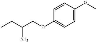 2-Butanamine,1-(4-methoxyphenoxy)-(9CI) Structure