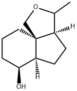 1H,3H-Indeno[1,7a-c]furan-6-ol,octahydro-3-methyl-,(3aS,5aR,6S,9aR)-(9CI) 结构式