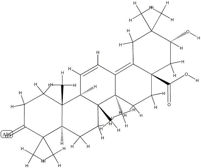 73341-64-7 21α-Hydroxy-3-oxooleana-11,13(18)-dien-28-oic acid