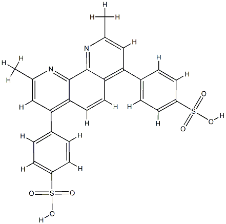 bathocuproine sulfonate 结构式