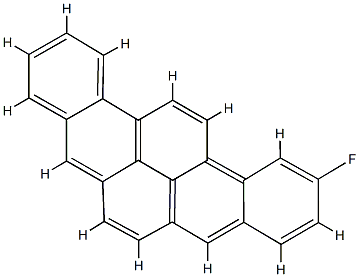 2-fluorobenzo(a,i)pyrene Structure