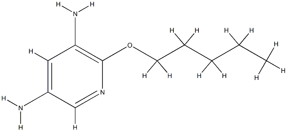3,5-Pyridinediamine,2-(pentyloxy)-(9CI) 结构式