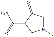 3-Pyrrolidinecarboxamide,1-methyl-4-oxo-(4CI) 化学構造式