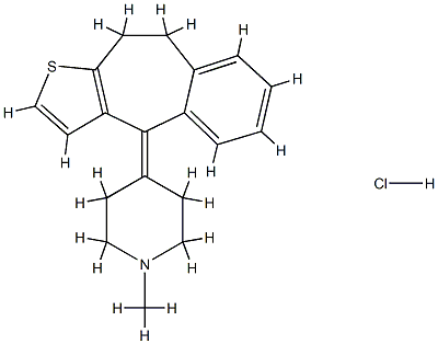 pizotyline hydrochloride Struktur