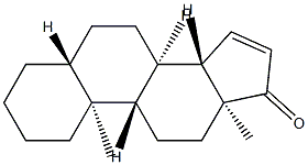 5α-Androst-15-en-17-one 结构式