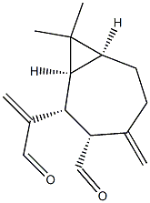 (1S,7S)-3β-Formyl-8,8-dimethyl-α,4-bis(methylene)bicyclo[5.1.0]octane-2β-acetaldehyde Structure