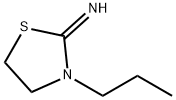 2-Thiazolidinimine,3-propyl-(9CI),734484-17-4,结构式