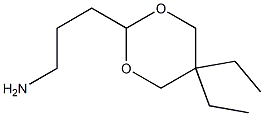 1,3-Dioxane-2-propanamine,5,5-diethyl-(9CI) 化学構造式